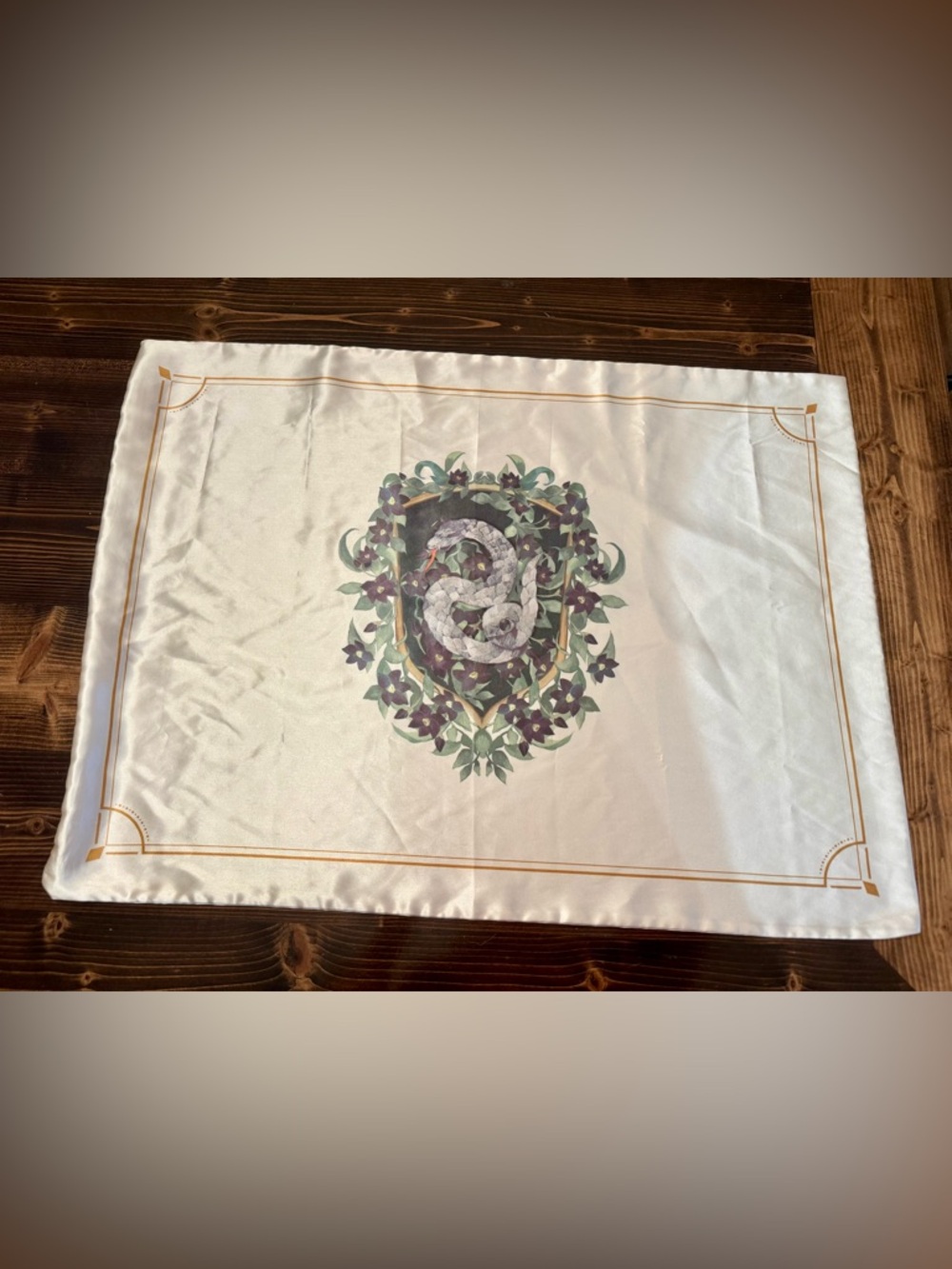 Harry‎ Potter for Kitsch Slytherin Satin Pillowcase